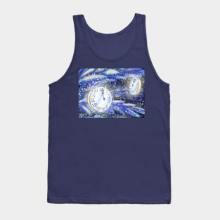 New Year's clocks Tank Top